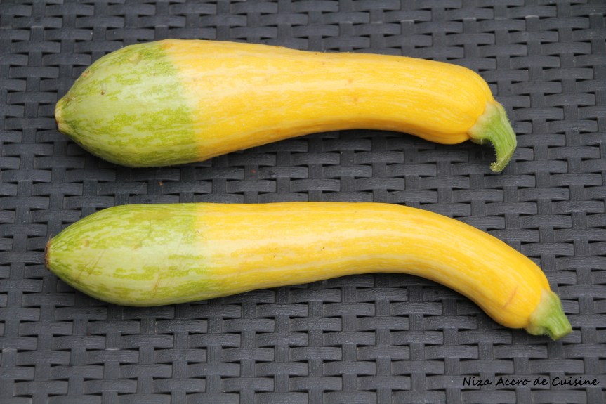 courgettes jaunes et vertes