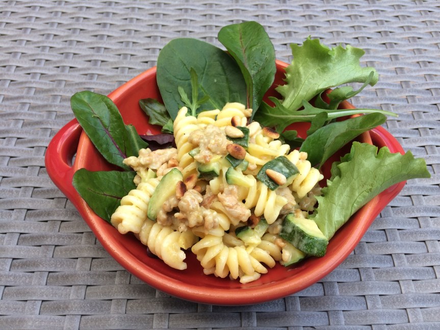 fusillis au poulet curry